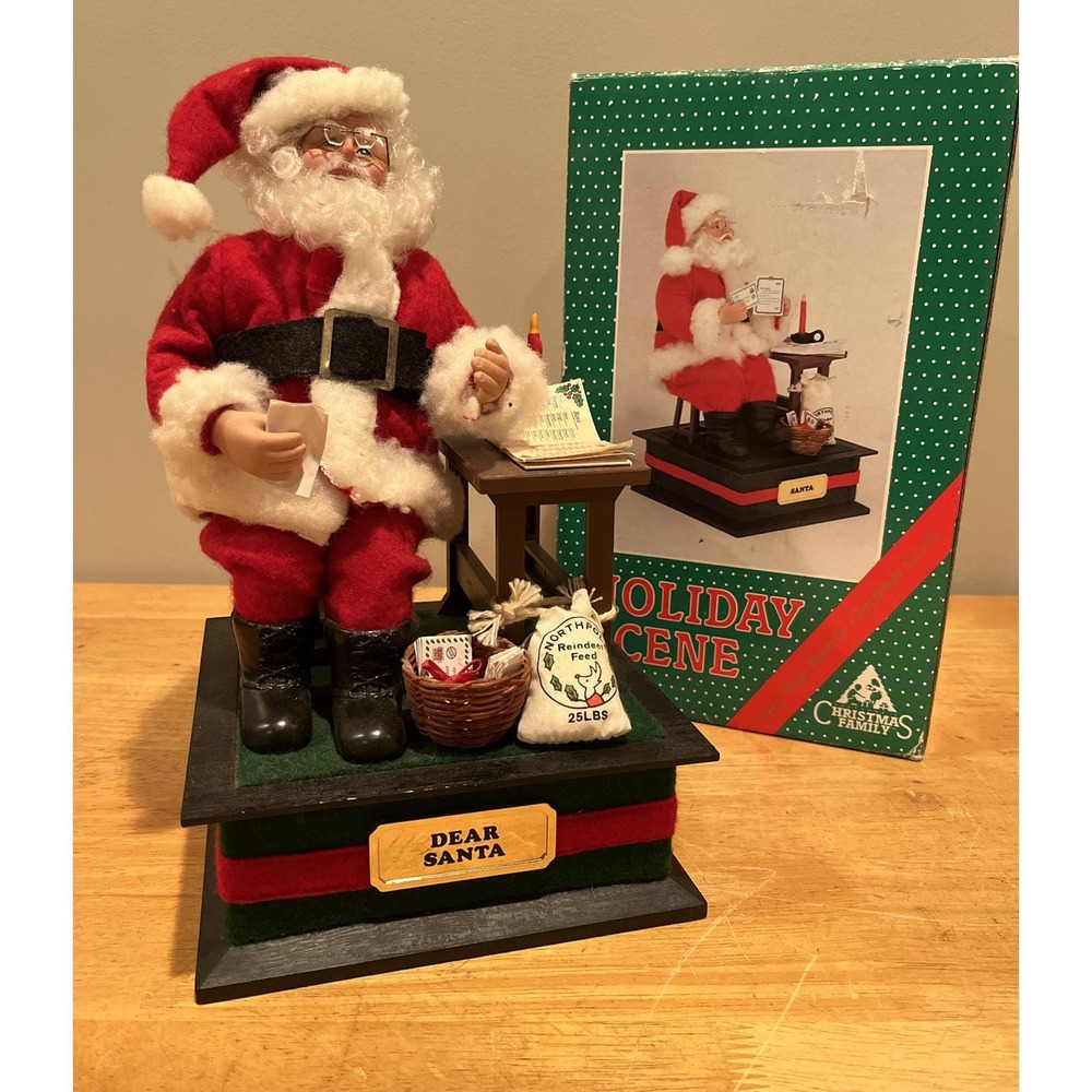 Vintage Christmas Family Holiday‎ Dear Santa Plays Christmas Tunes Tested